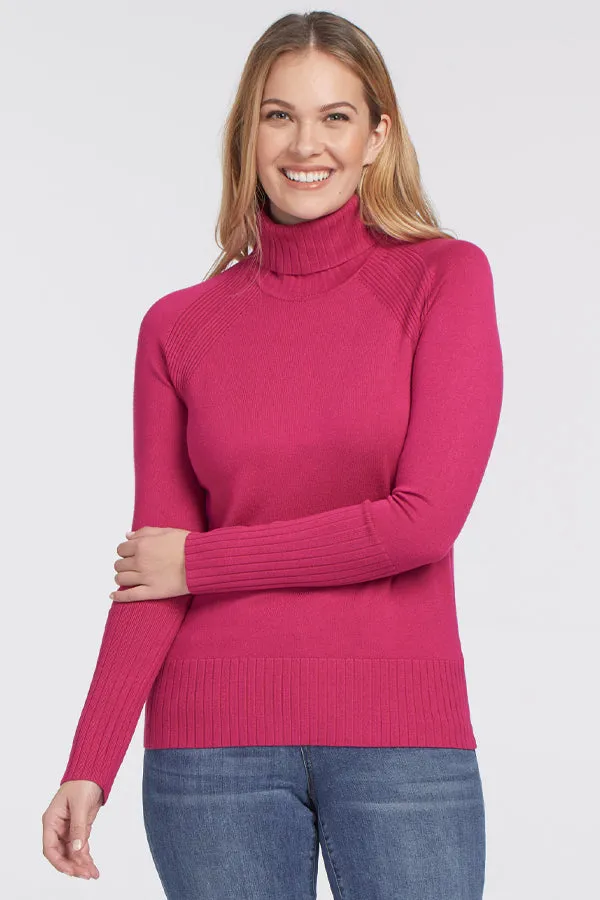 Turtleneck Top - Tribal Soft Rib