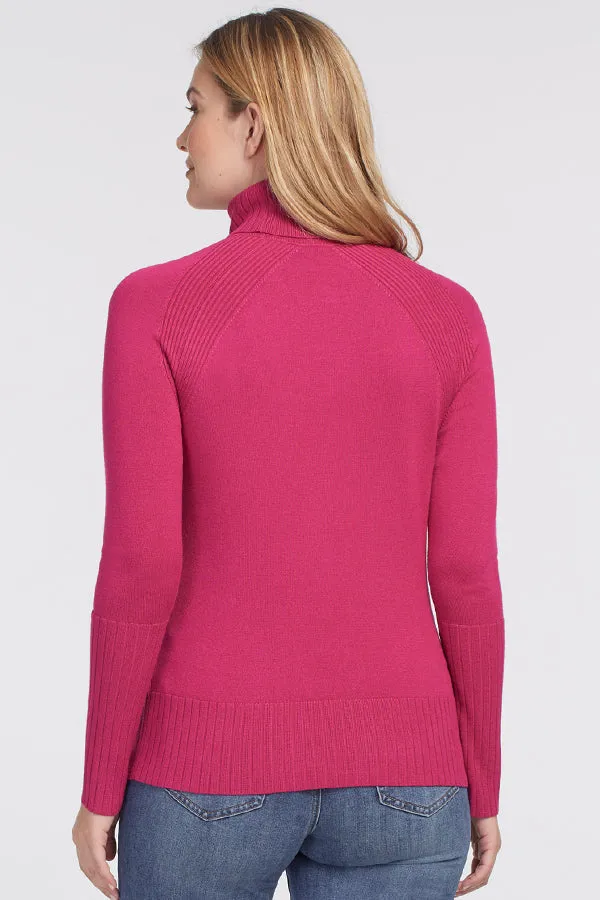 Turtleneck Top - Tribal Soft Rib