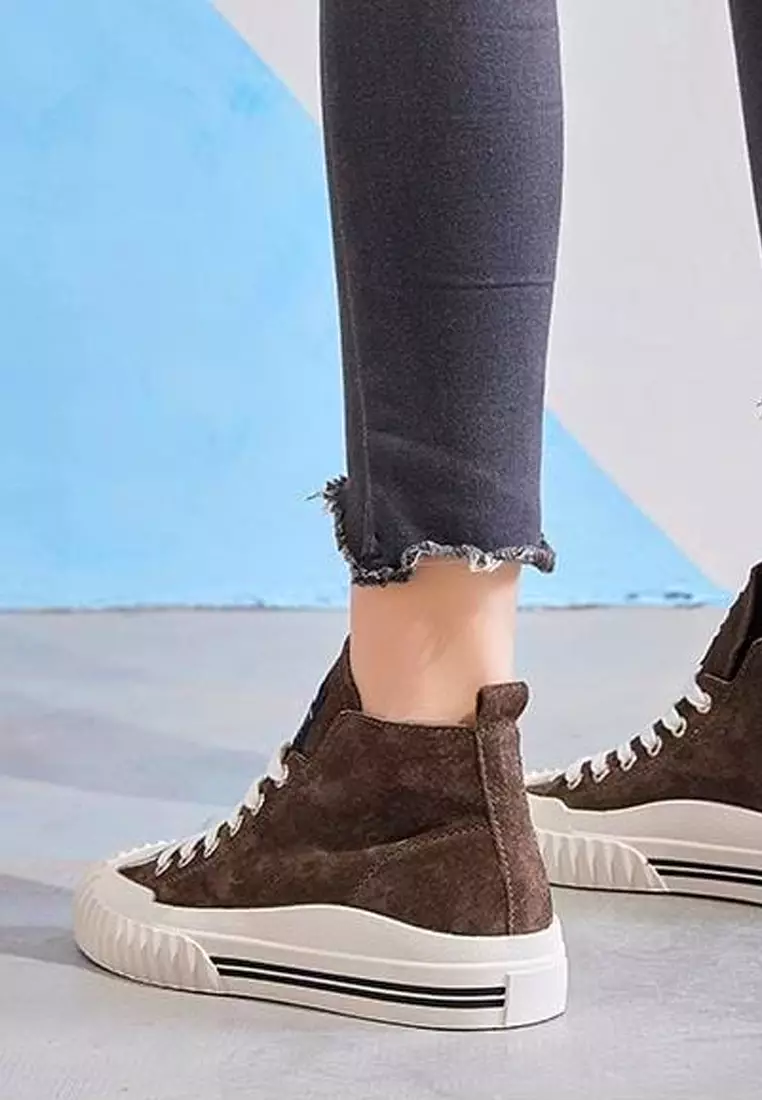 Twenty Eight Shoes Suede Leather Sneaker RX9096