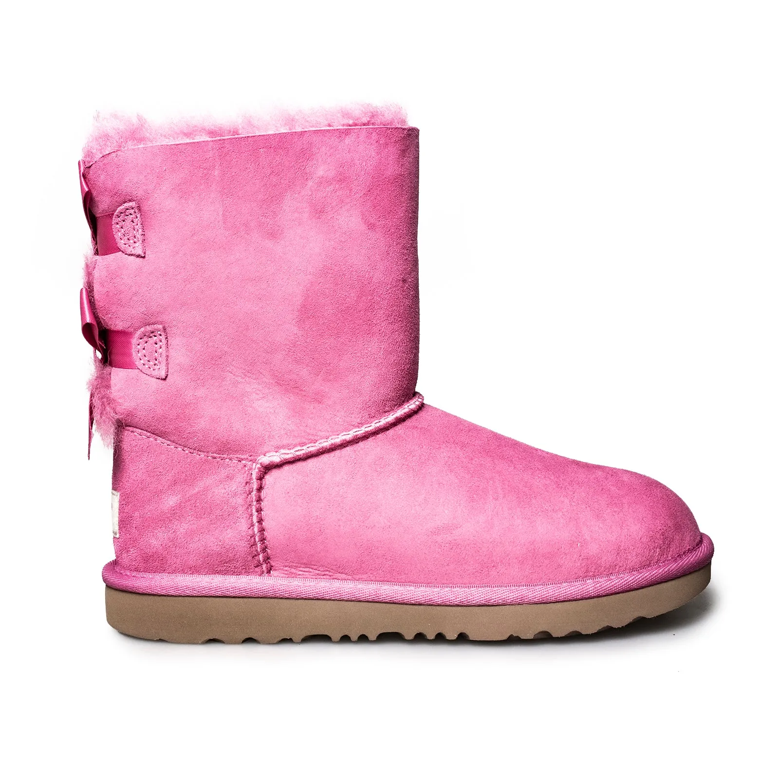 UGG Bailey Bow II Pink Azalea Youth Boots