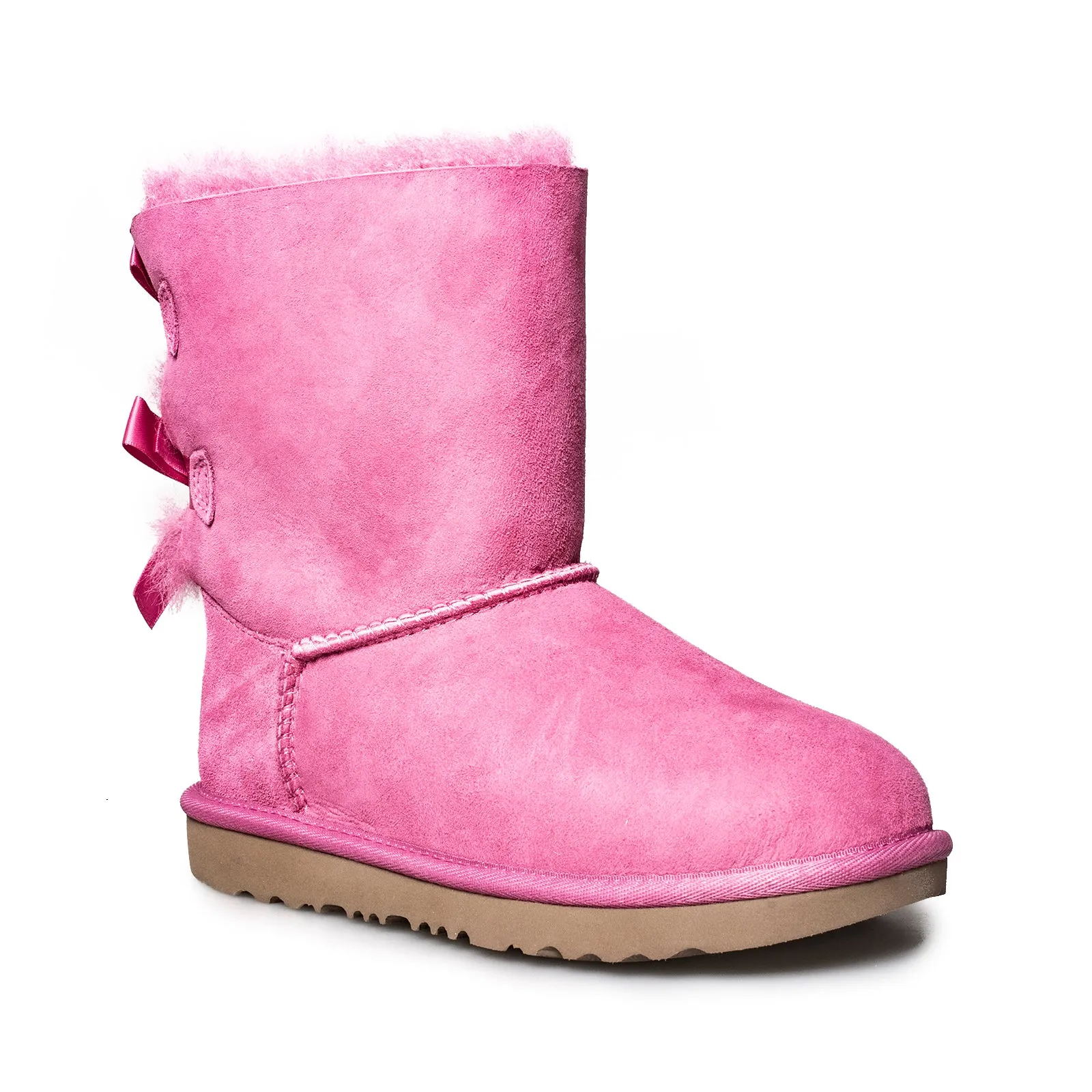 UGG Bailey Bow II Pink Azalea Youth Boots