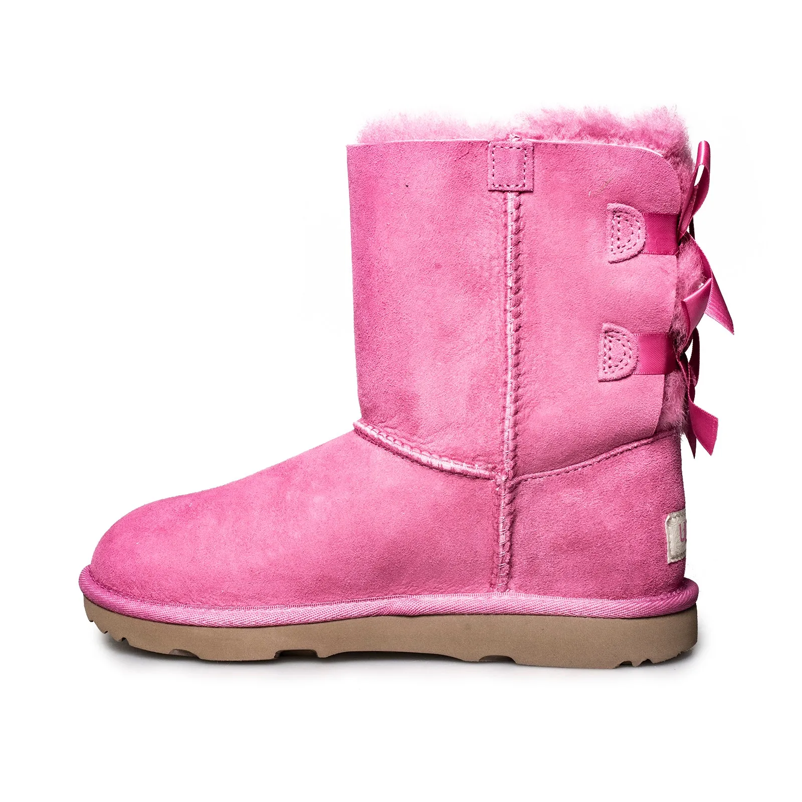 UGG Bailey Bow II Pink Azalea Youth Boots