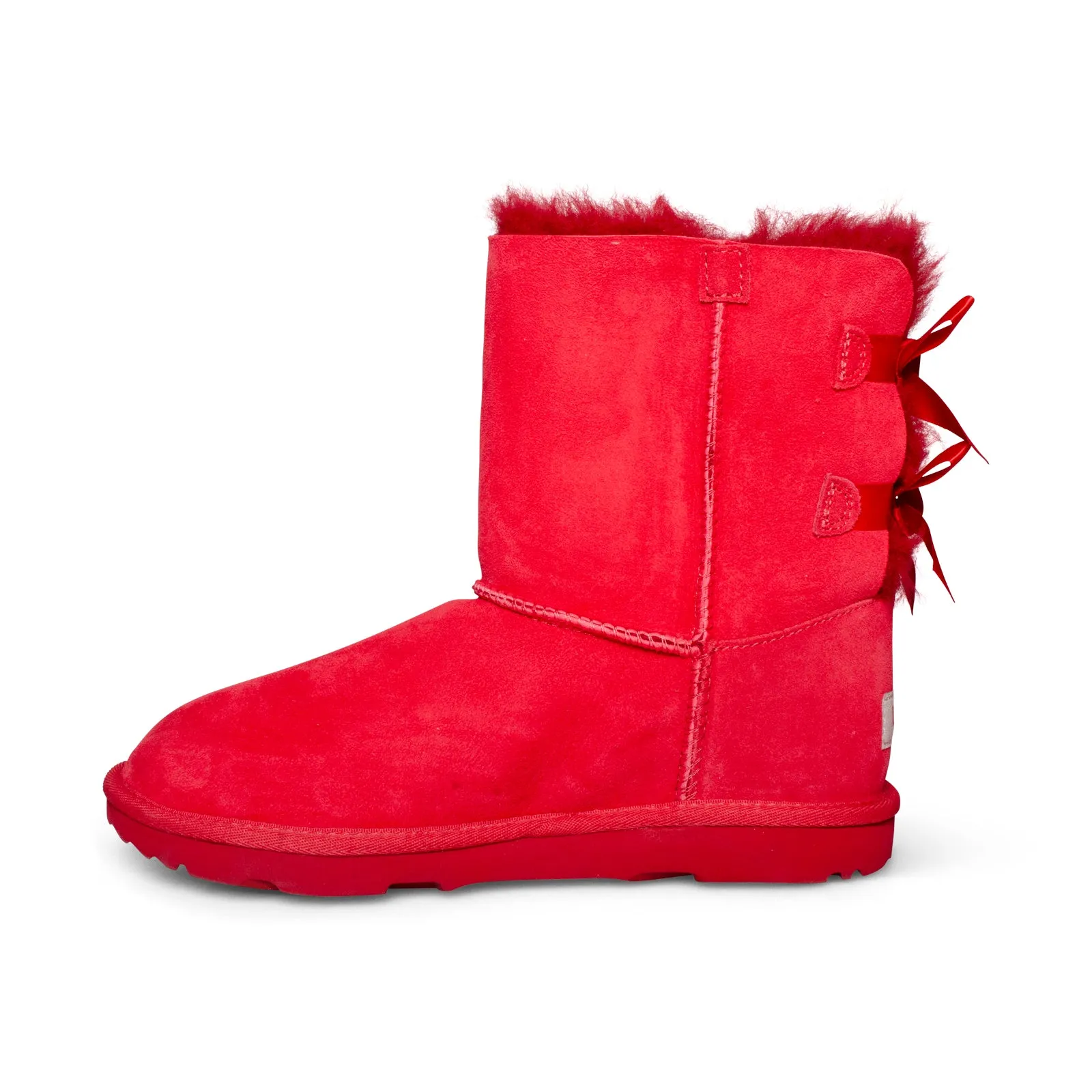 UGG Bailey Bow II Red Boots - Youth