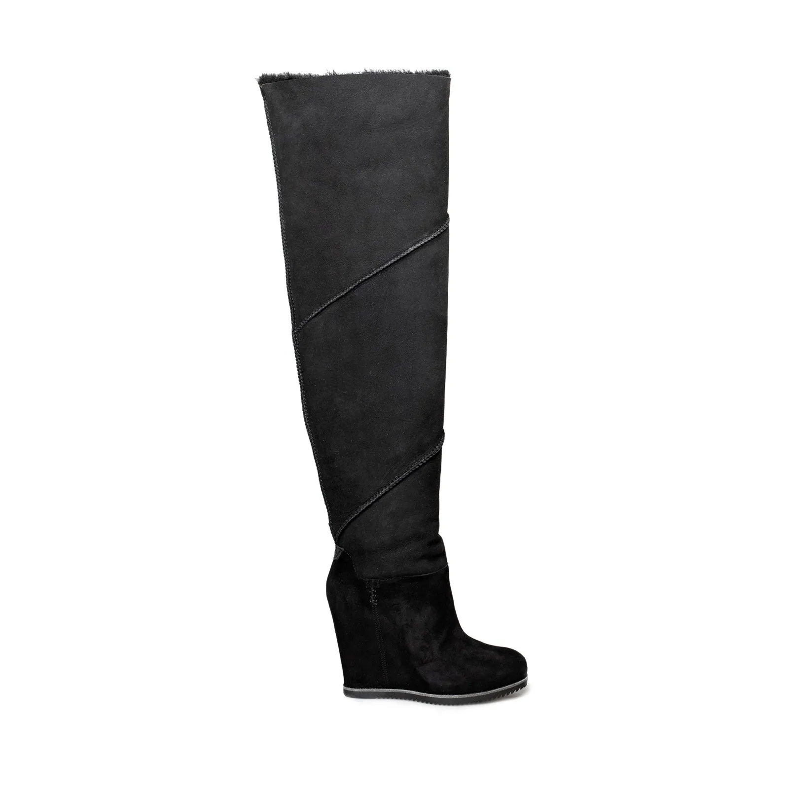 UGG Black Over the Knee Boots for Women