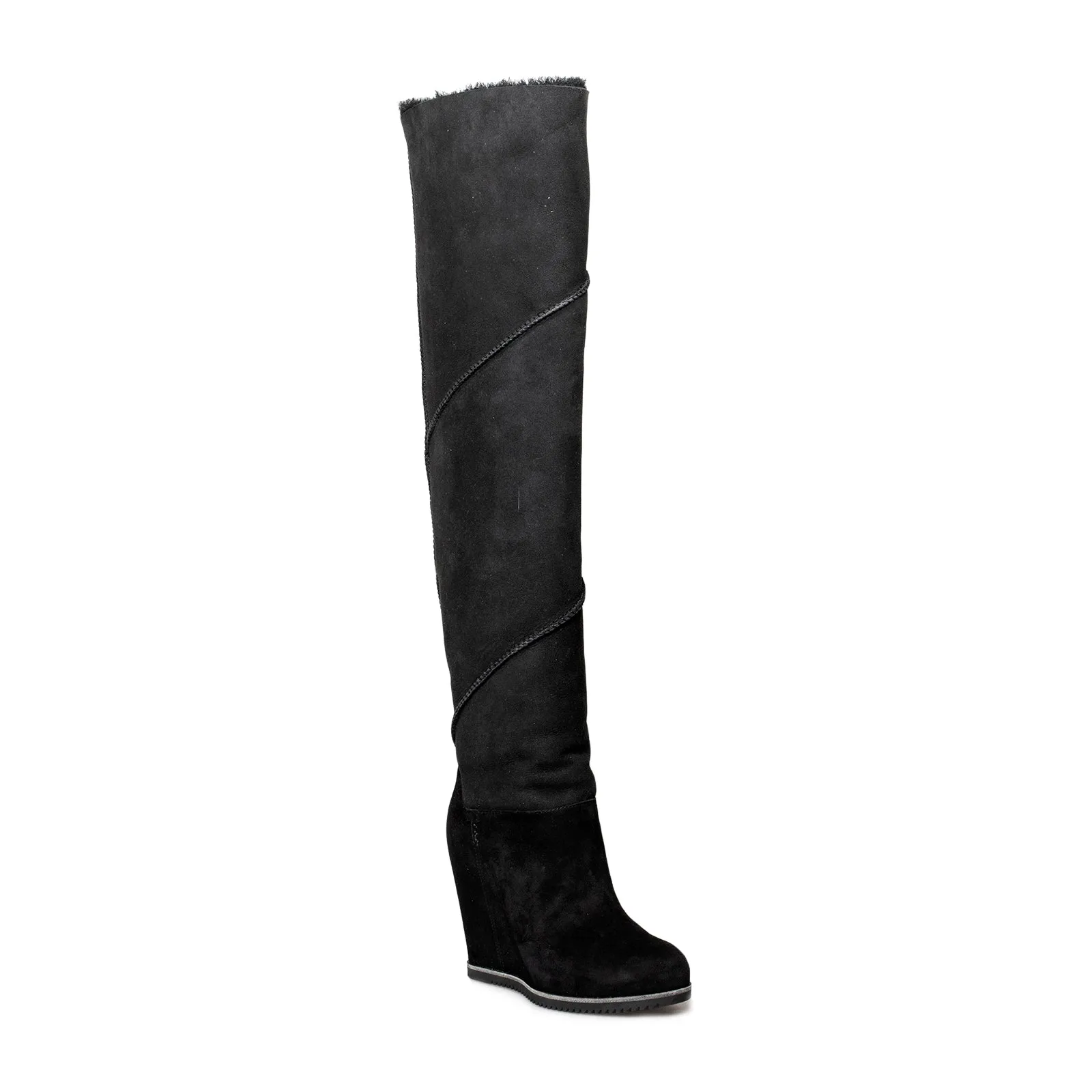 UGG Black Over the Knee Boots for Women