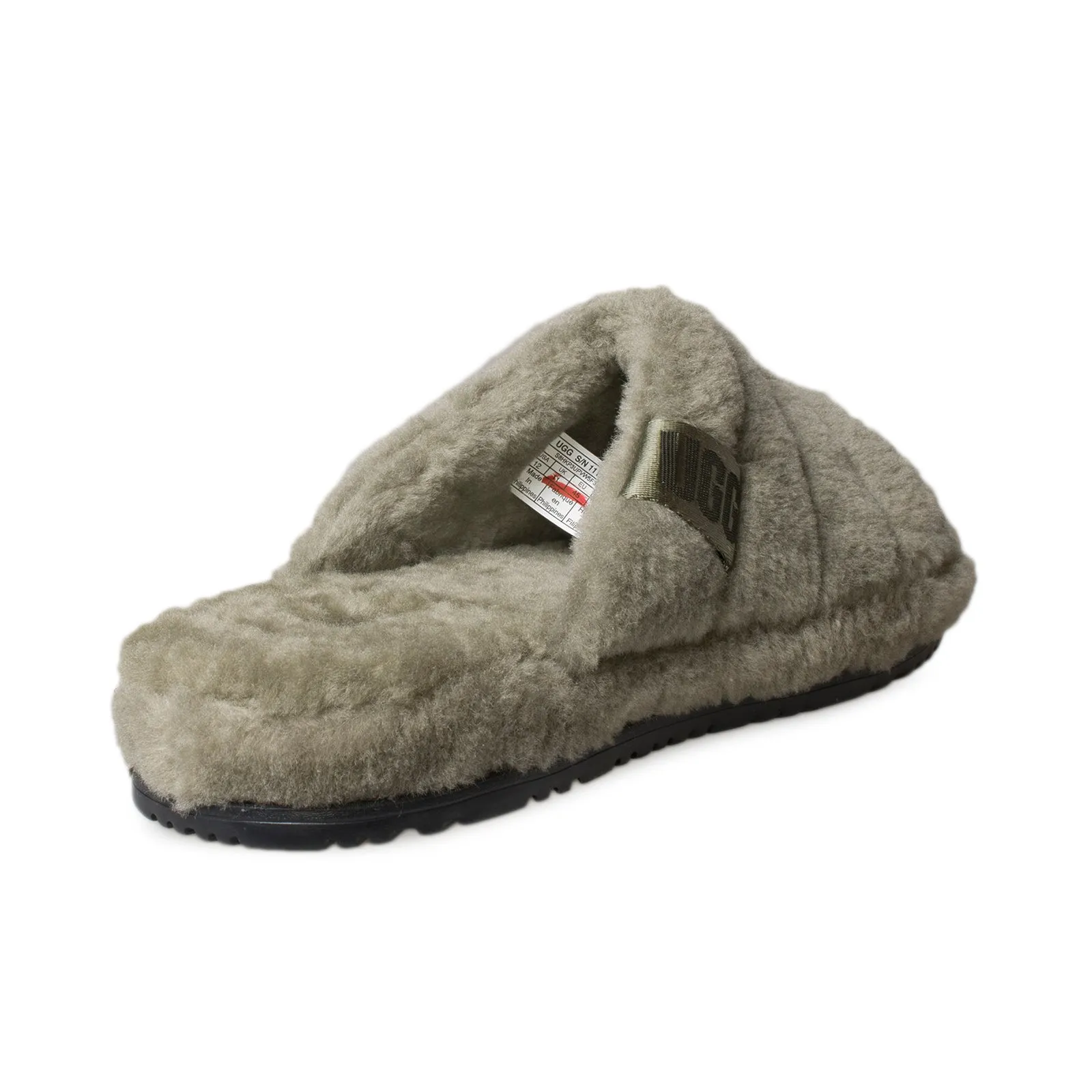 UGG Burnt Olive Fluff Slippers for Men