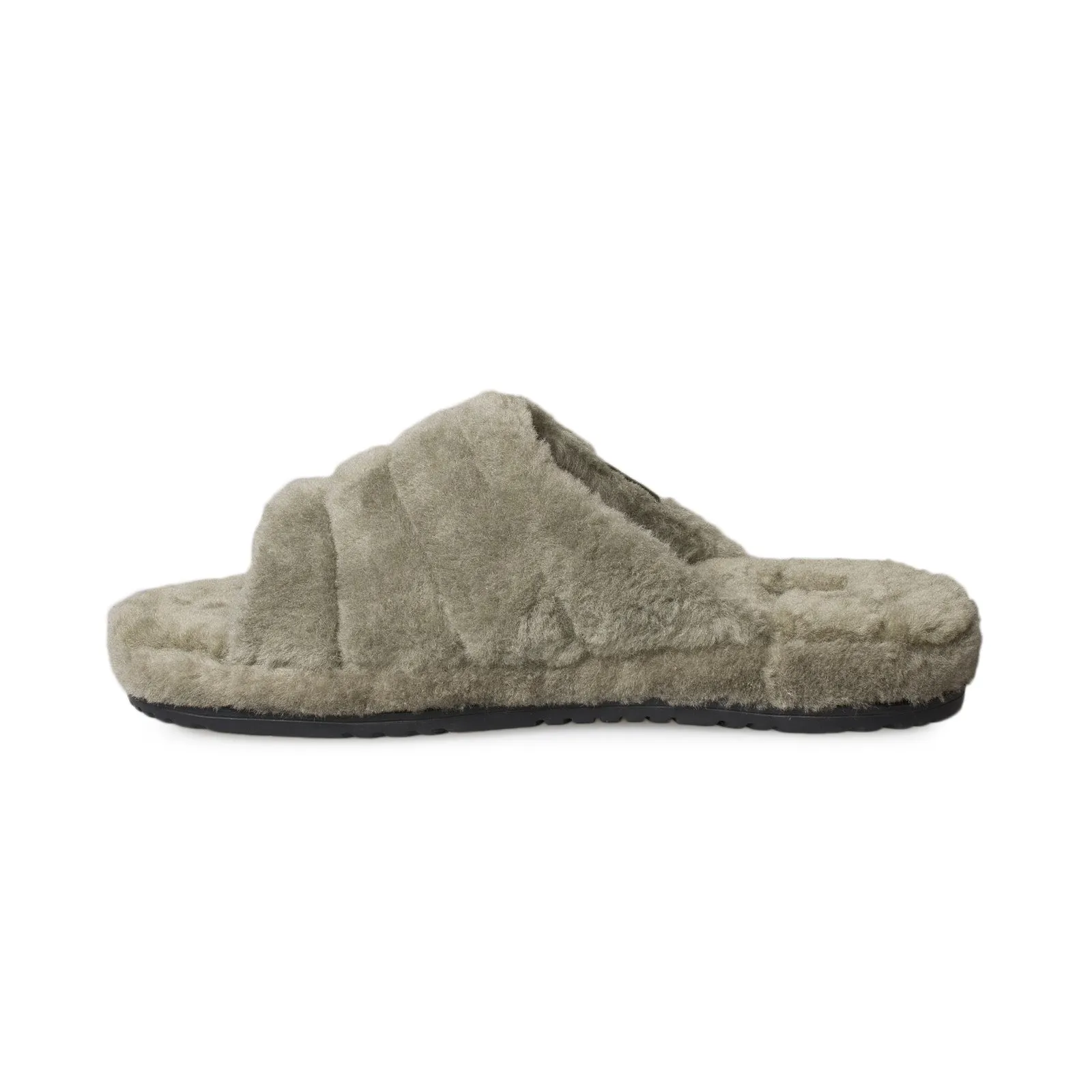 UGG Burnt Olive Fluff Slippers for Men