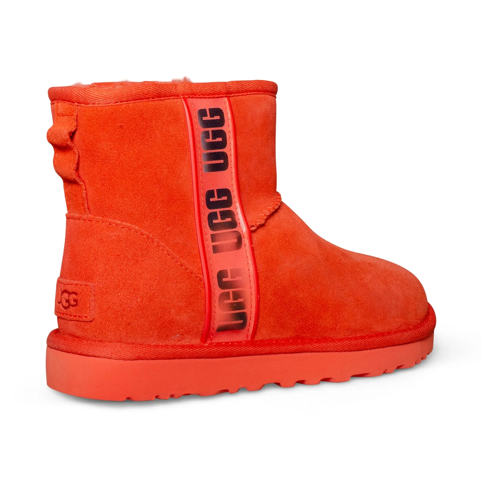 UGG Classic Mini Side Logo II Women's Boots - Hazard Orange.