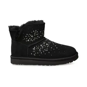 UGG Galaxy Bling Mini Black Boots - Women's