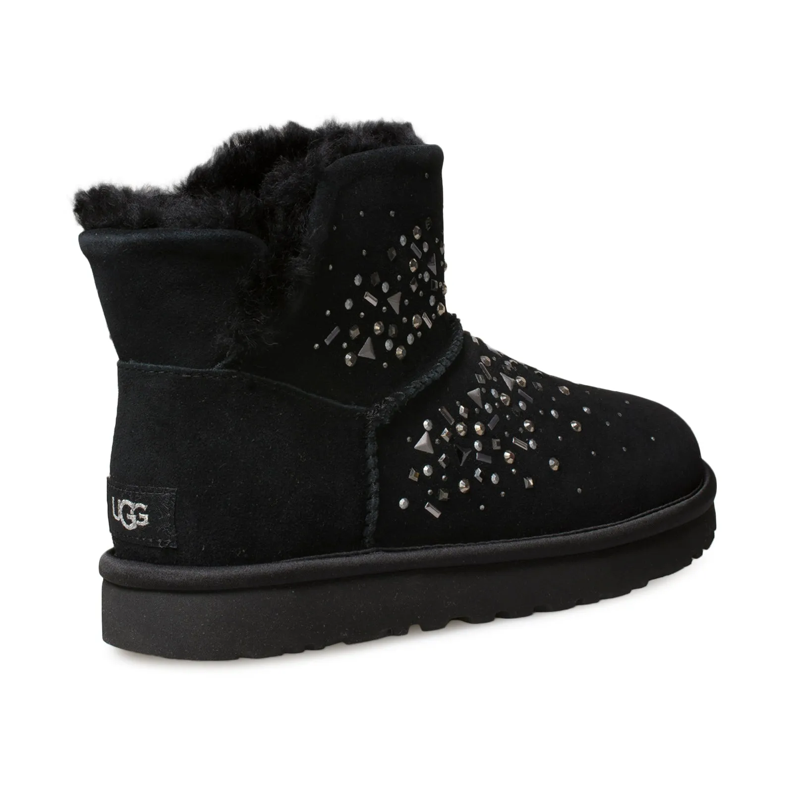 UGG Galaxy Bling Mini Black Boots - Women's