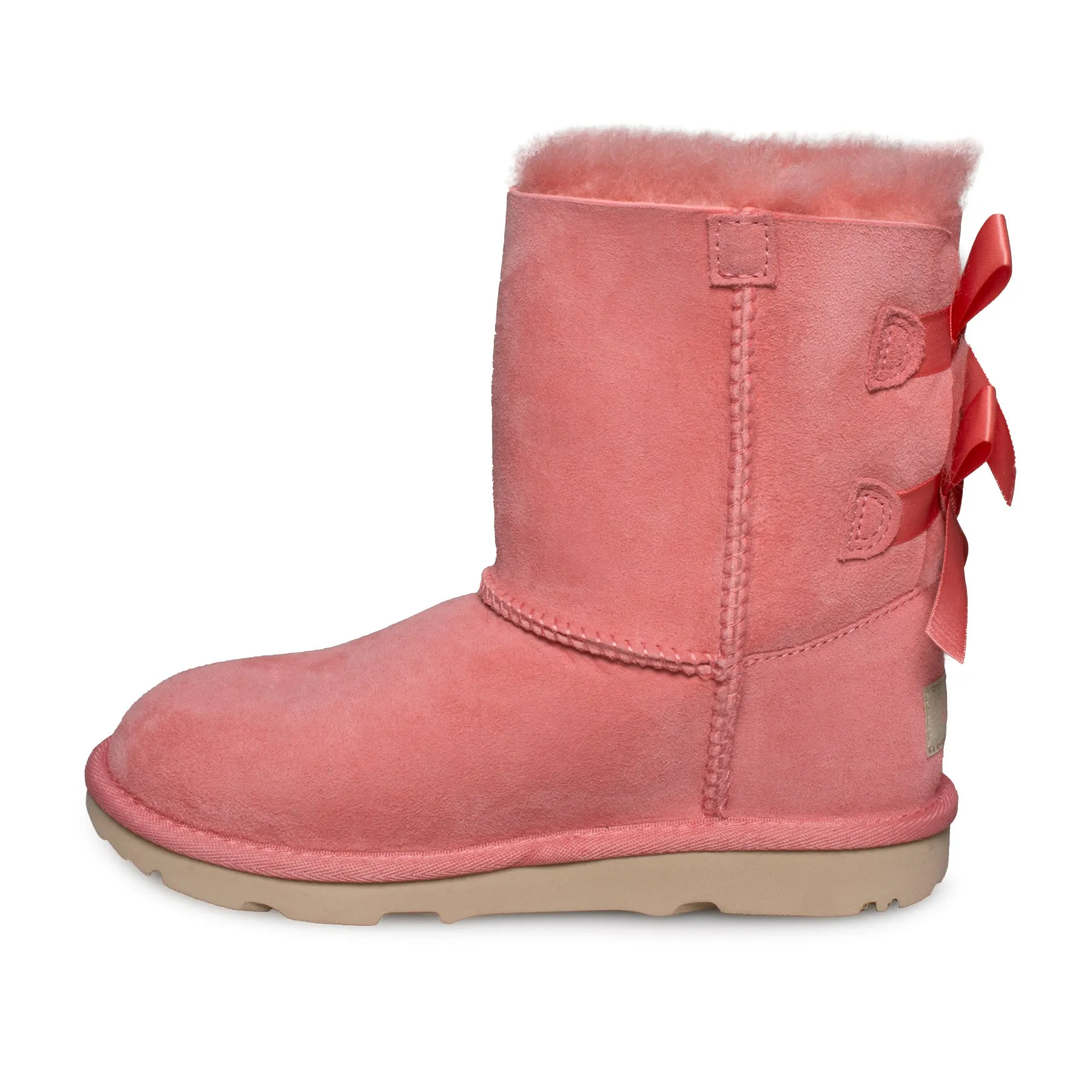 UGG Pink Blossom Youth Bailey Bow II Boots