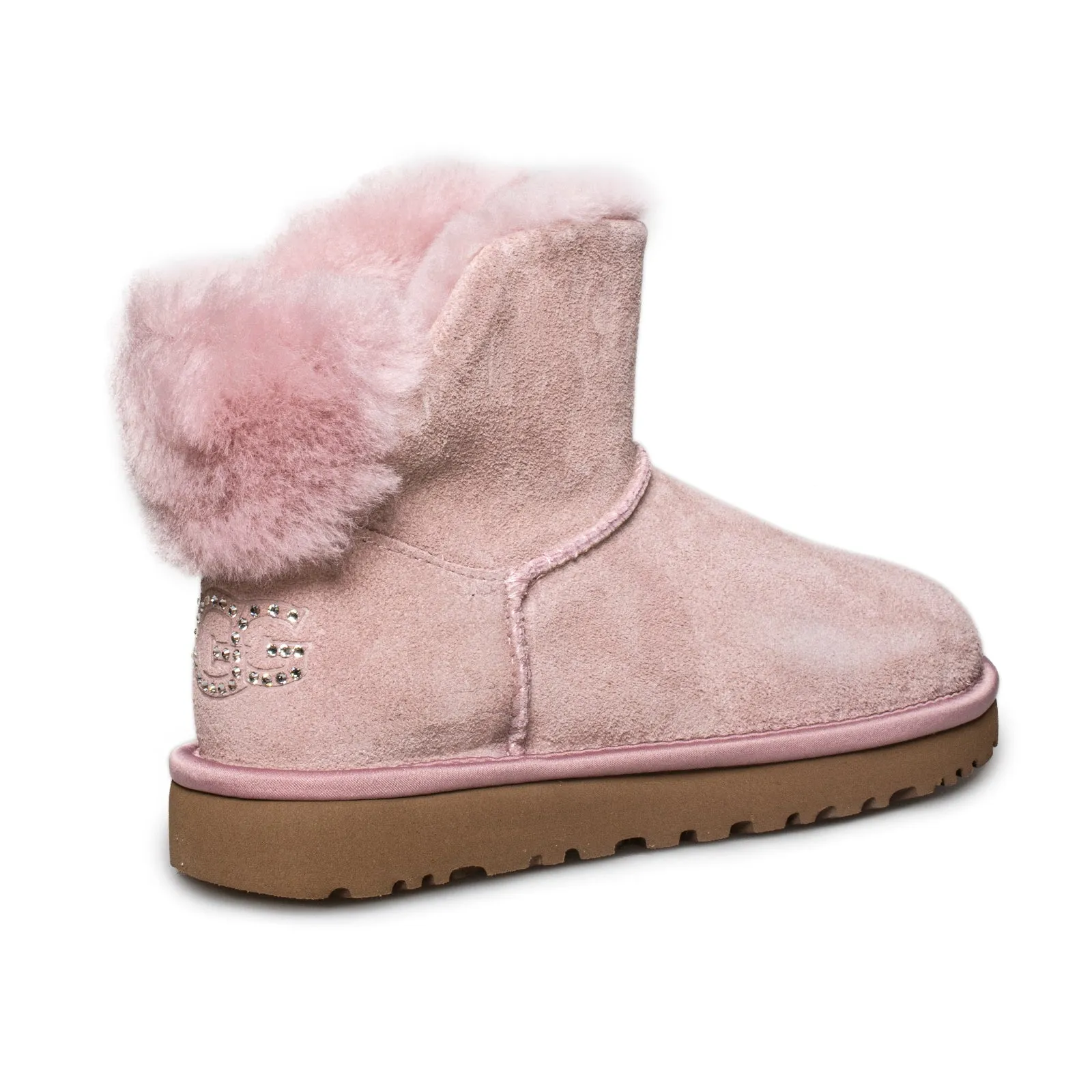 UGG Pink Crystal Bling Mini Boots for Women