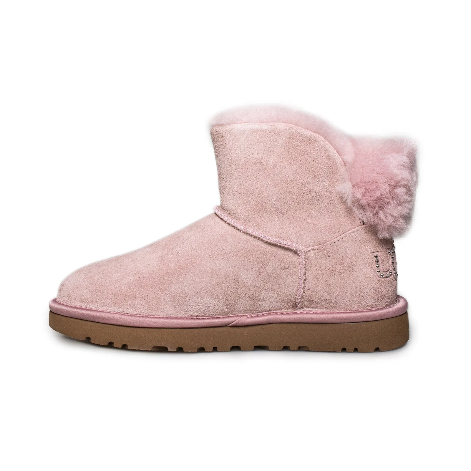 UGG Pink Crystal Bling Mini Boots for Women