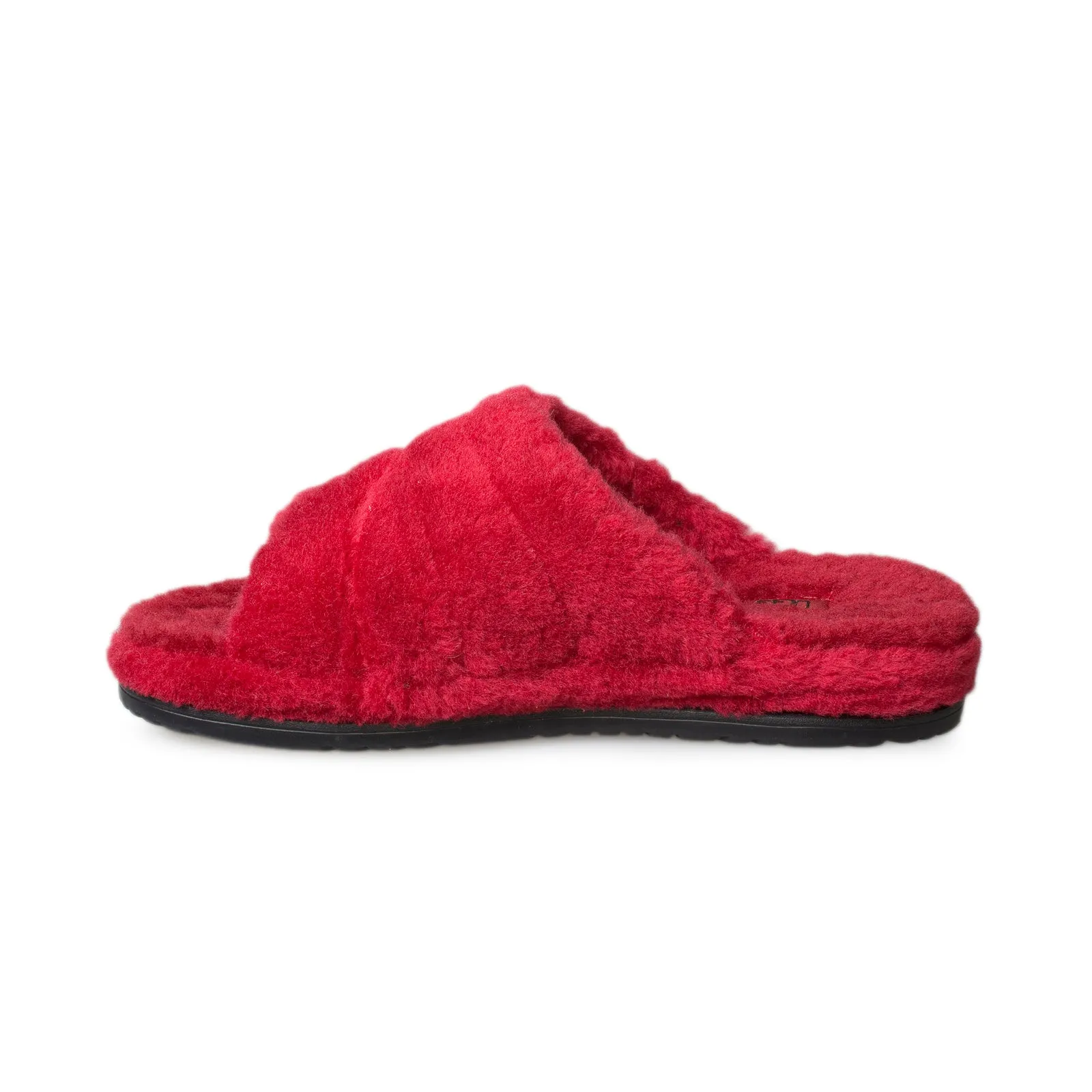 UGG Red Slippers for Men - Fluff You Samba