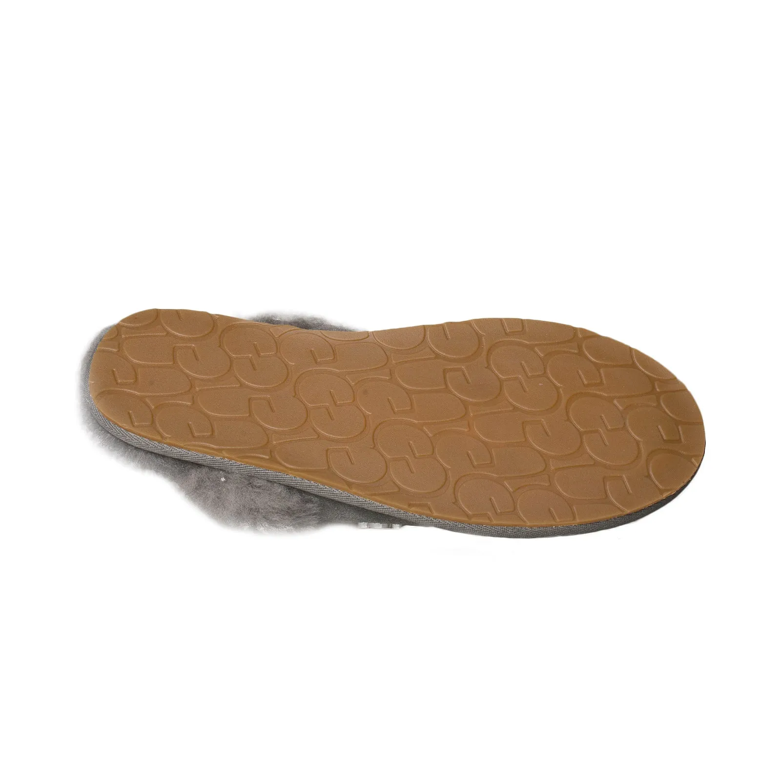 UGG Slippers Charcoal Women's - Scuffette II Metal Logo