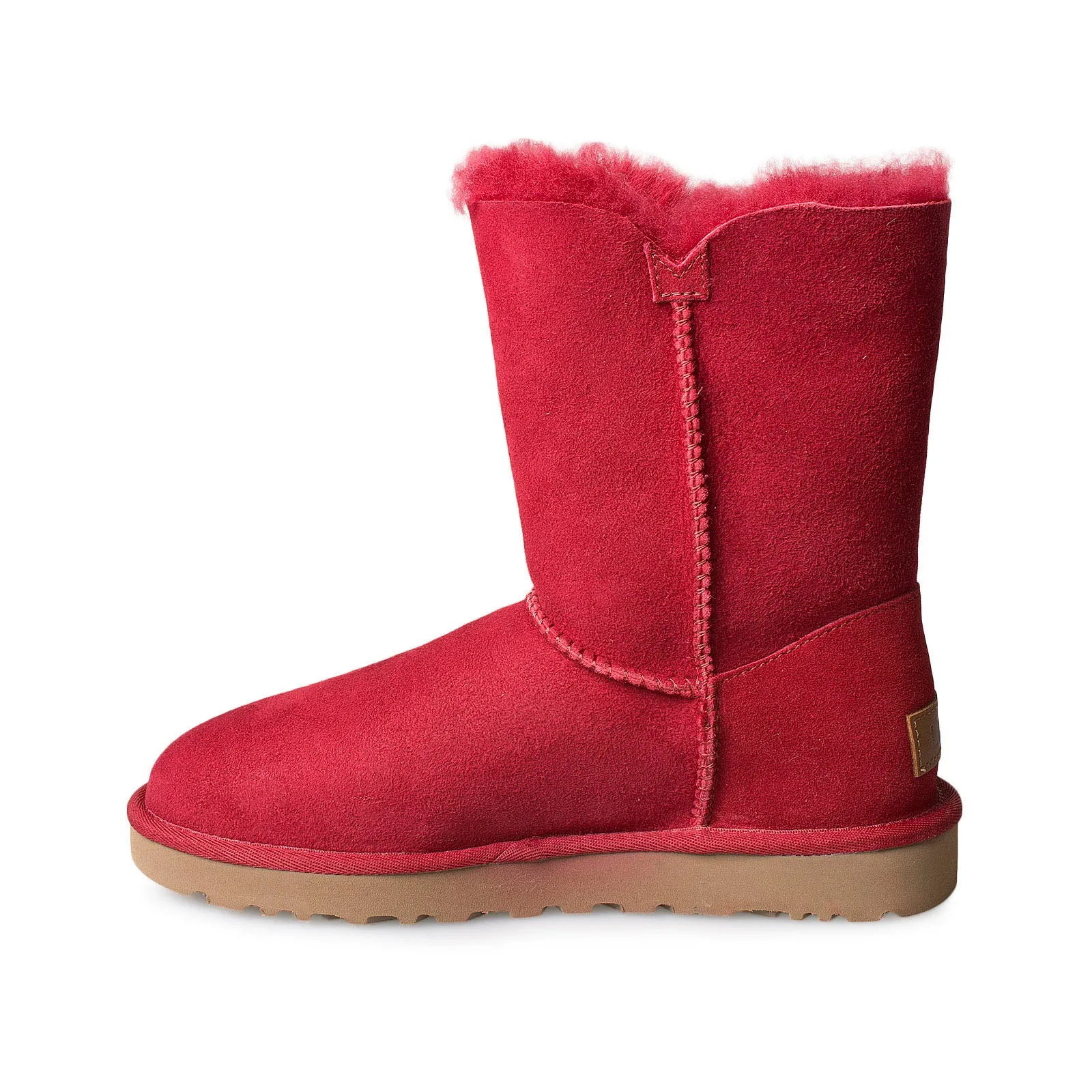 UGG Women's Red Zip Short Bailey Kiss Boots