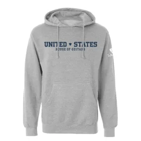 U.S. House of Guitars Pullover Hoodie (Unisex)