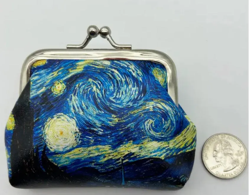 VAN GOGH STARRY NIGHT COIN PURSE