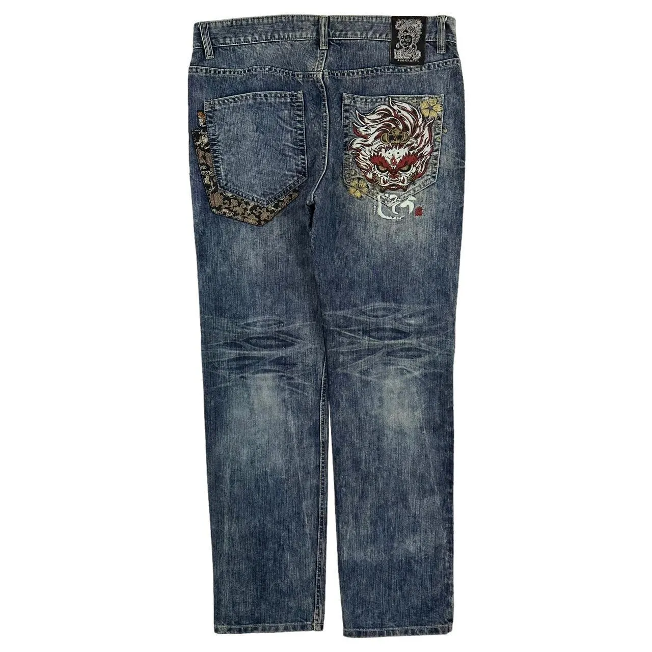 Vintage Monster Head Japanese denim jeans W36