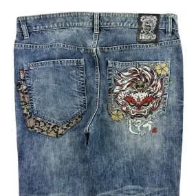 Vintage Monster Head Japanese denim jeans W36