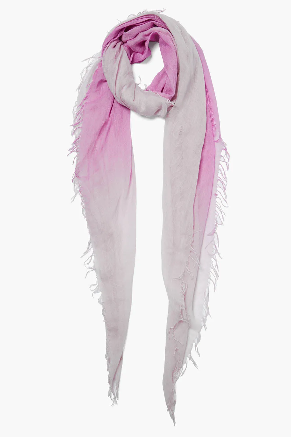 Violet Ombre Cashmere Silk Scarf