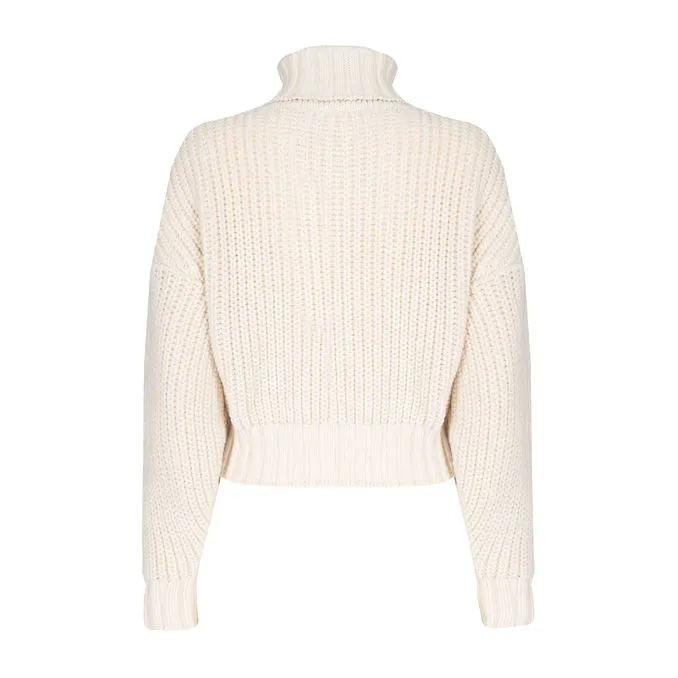 Visconti Women's Havana Turtleneck in Wool Blend