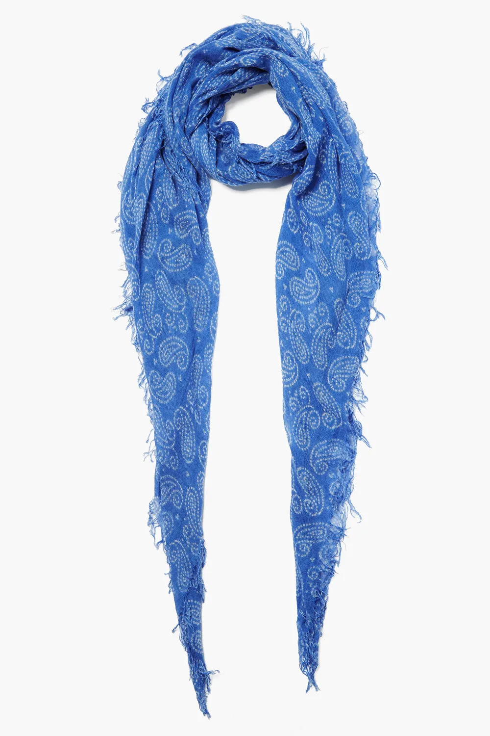 Wedgewood Paisley Cashmere Silk Scarf