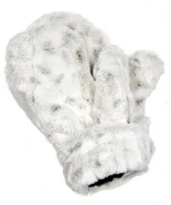 Winter Frost Faux Fur Mittens