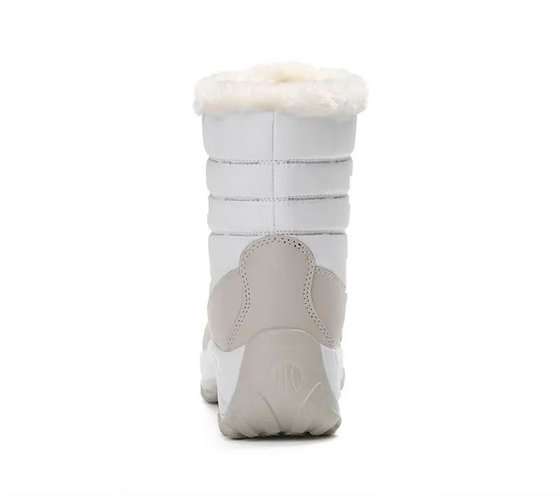 Winter Waterproof Platform Ankle Snow Boots - Warm and Stylish Women's Footwear