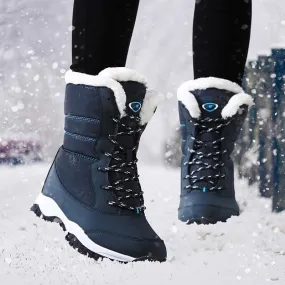 Winter Waterproof Platform Ankle Snow Boots - Warm and Stylish Women's Footwear