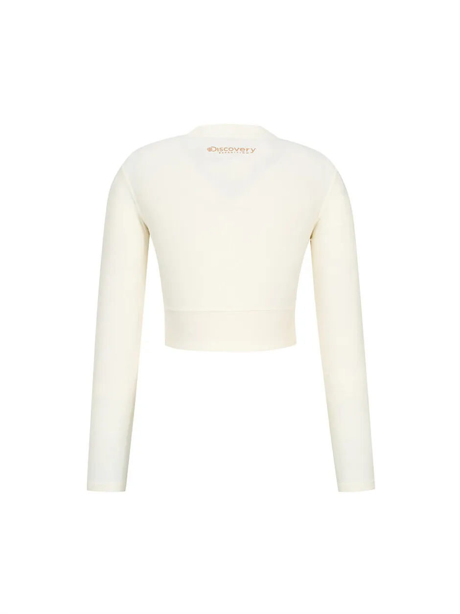 [WMS] Hot Summer Crop Rashguard Cream