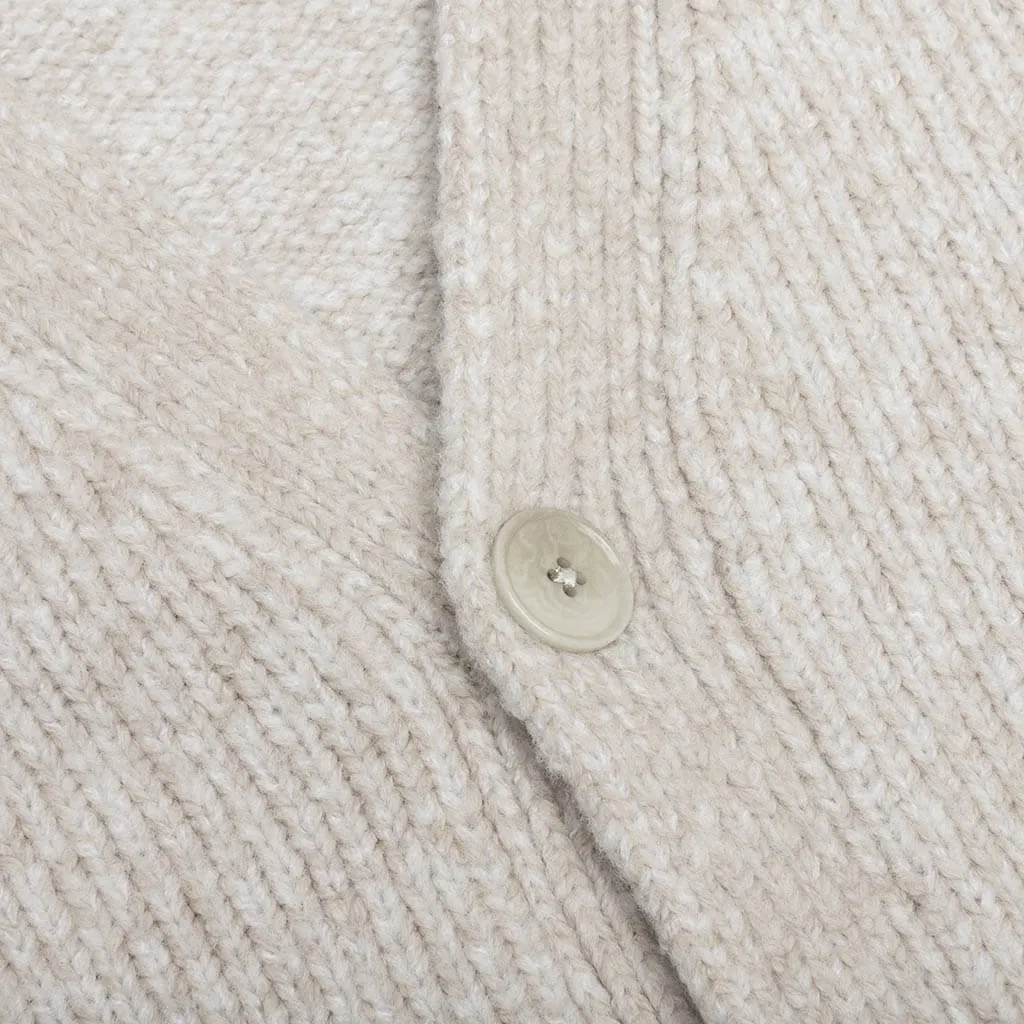 Wool Blend Cardigan - Light Taupe | Shopping