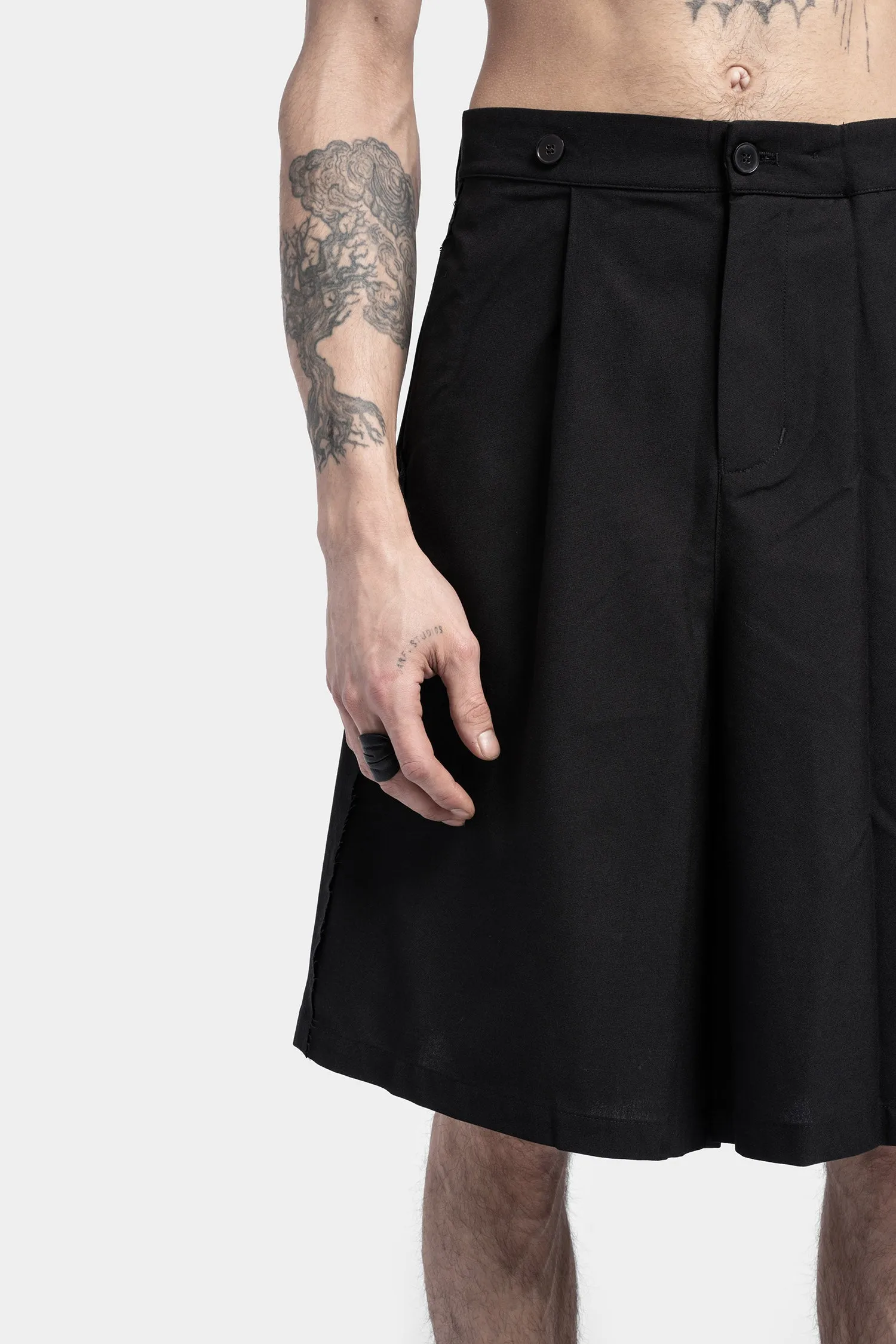 Wool Blend Skirt Pants - Shop Now