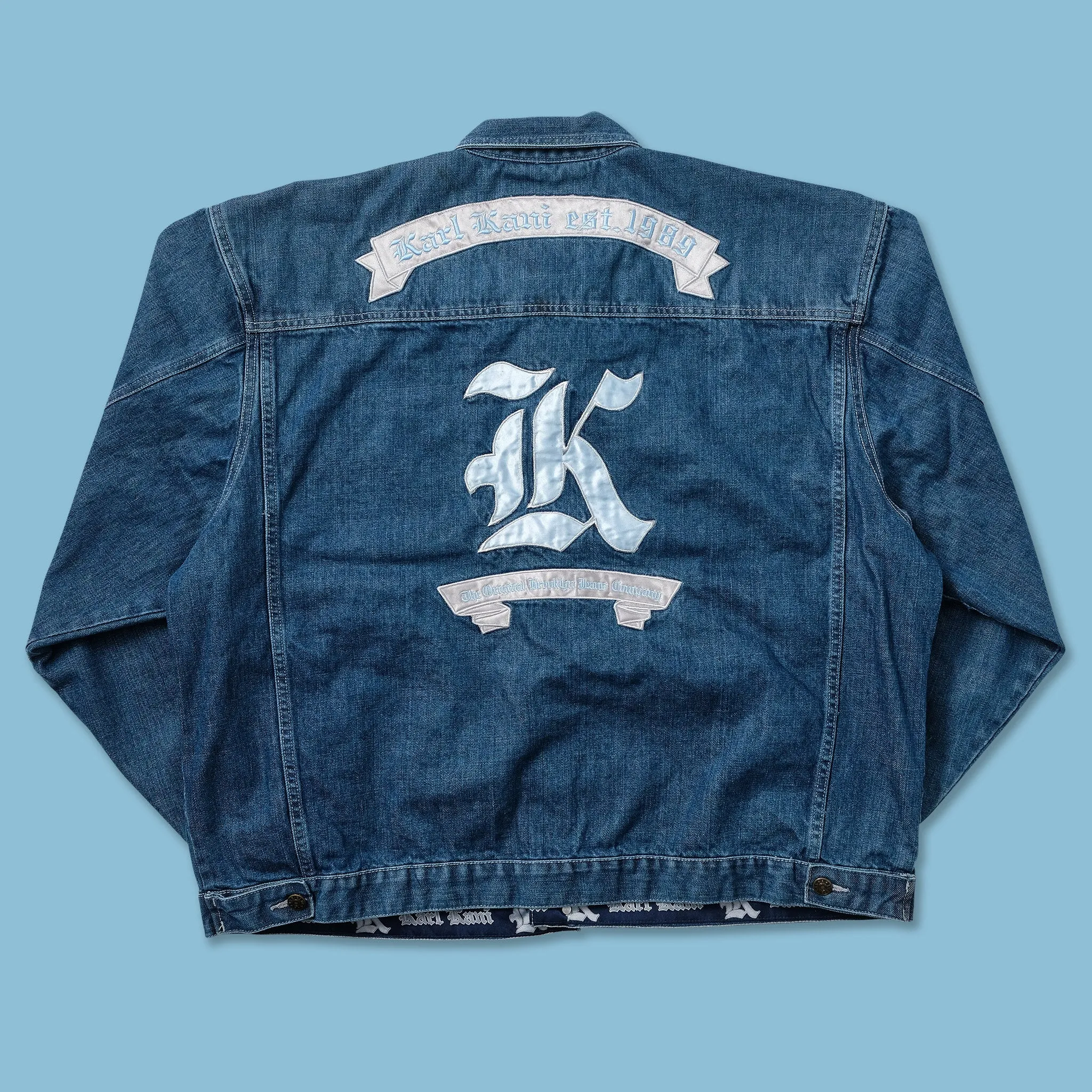 Y2K Karl Kani Denim Jacket XLarge