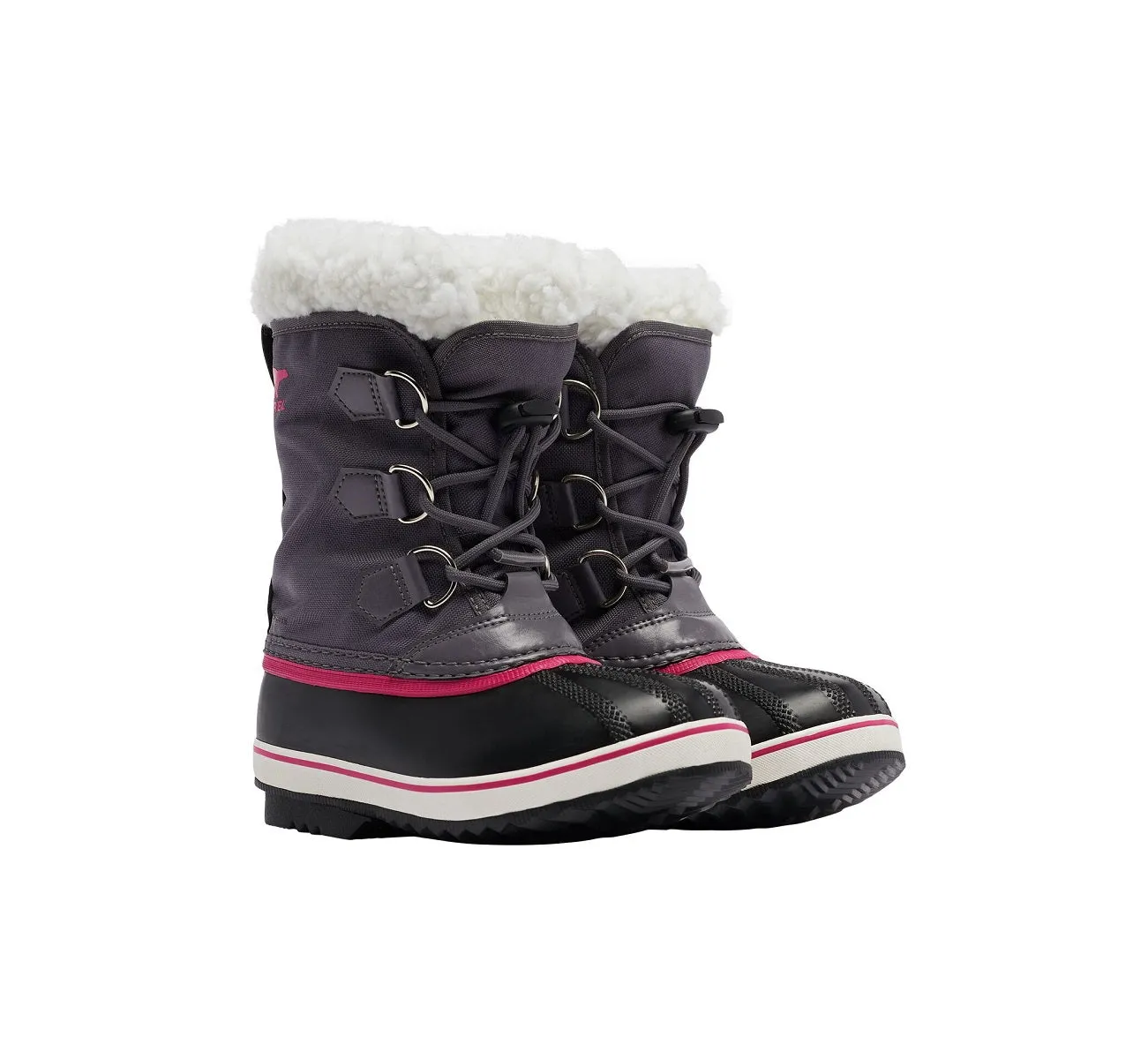 Yoot Pac Nylon Snow Boot - Pulse/Magenta, Kids Snow Boot